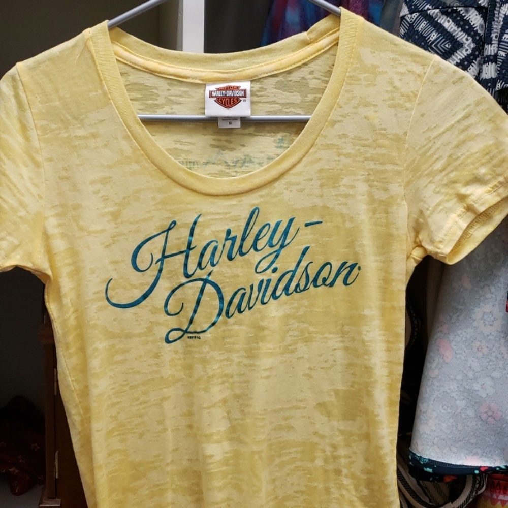 Fitted Harley Davidson short sleeve tee shirt